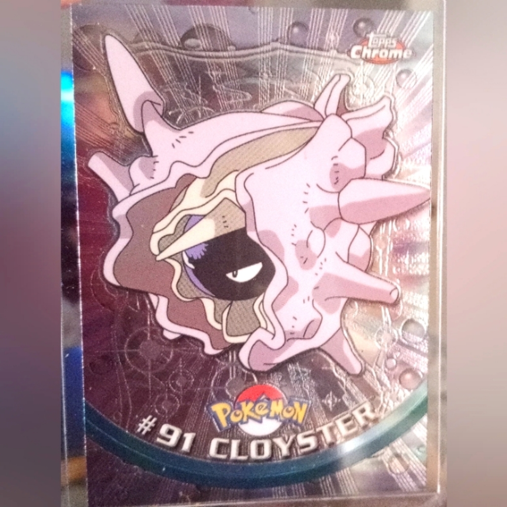 Pokemon 2000 Topps Chrome #91 CLOYSTER